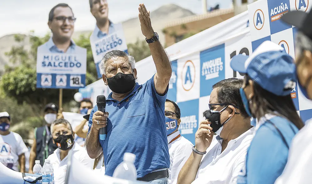 APP. De acuerdo a su informe financiero, durante la campaña presidencial de César Acuña gastaron 4.098.000 soles. Foto: Aldair Mejía/La República