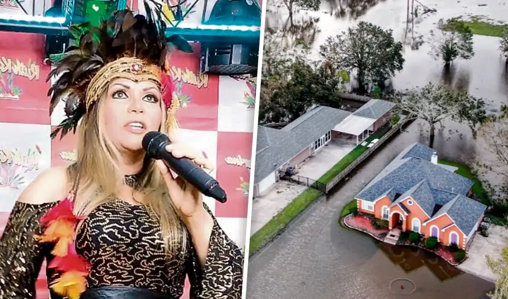 La cantante contó que vivió con terror el paso de la tormenta tropical. Foto: composición/LR