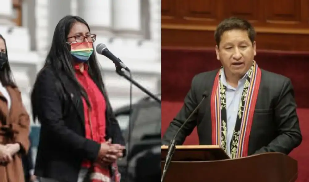 Ruth Luque es congresista de la República en representación de la región Cusco. Foto: composición/GLR/PCM