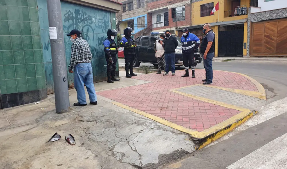 Repartidor recibió disparo cuando se encontraba estacionado en esquina. Foto: María Pía Ponce/URPI-LR Repartidor recibió disparo cuando se encontraba estacionado en esquina. Foto: María Pía Ponce/URPI-LR