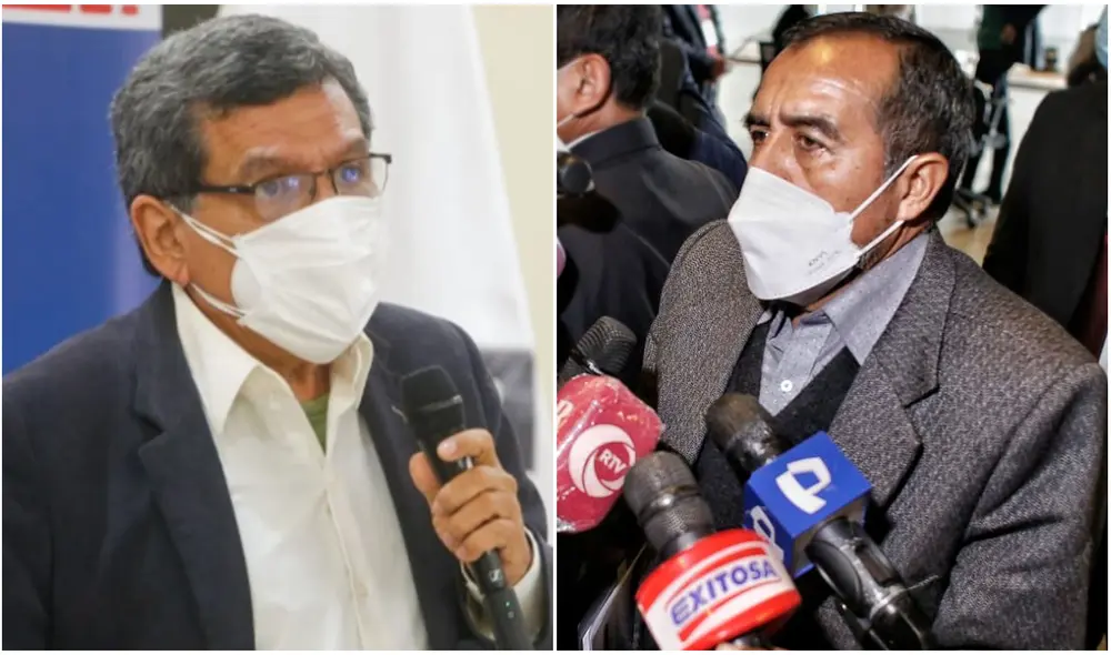 Hernando Cevallos e Iber Maraví integran el primer gabinete ministerial del mandatario Pedro Castillo. Foto: composición/Minsa/La República Hernando Cevallos e Iber Maraví integran el primer gabinete ministerial del mandatario Pedro Castillo. Foto: composición/Minsa/La República