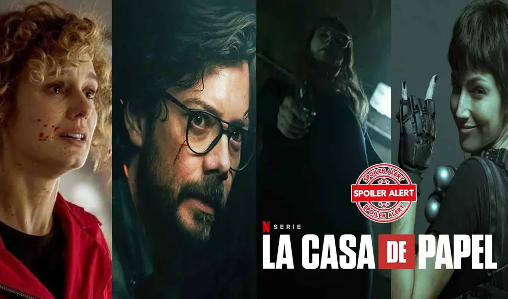 Los atracadores inician el camino del fin de su historia de atracos. Foto: composición/Netflix