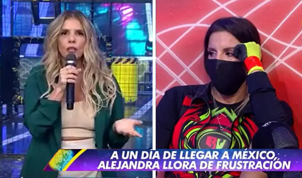 Alejandra Baigorria dijo sentirse frustrada con sus compañeros de EEG. Foto: captura EEG/América TV Alejandra Baigorria dijo sentirse frustrada con sus compañeros de EEG. Foto: captura EEG/América TV
