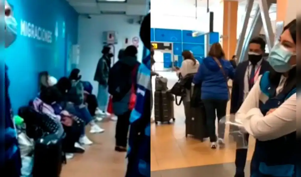 Entrega del pasaporte es para quienes tienen vuelos programados. Foto: captura de Canal N Entrega del pasaporte es para quienes tienen vuelos programados. Foto: captura de Canal N