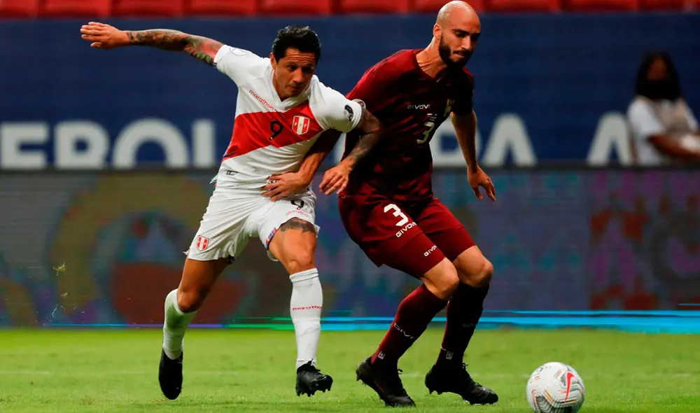 El último partido Perú vs. Venezuela fue triunfo 1-0 para la Blanquirroja por la Copa América 2021. Foto: EFE El último partido Perú vs. Venezuela fue triunfo 1-0 para la Blanquirroja por la Copa América 2021. Foto: EFE