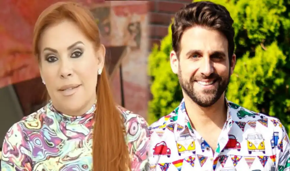 La figura de ATV aclaró su verdadera relación amical con el conductor de Amor y fuego. Foto: Magaly Medina/Instagram, Rodrigo González/Instagram