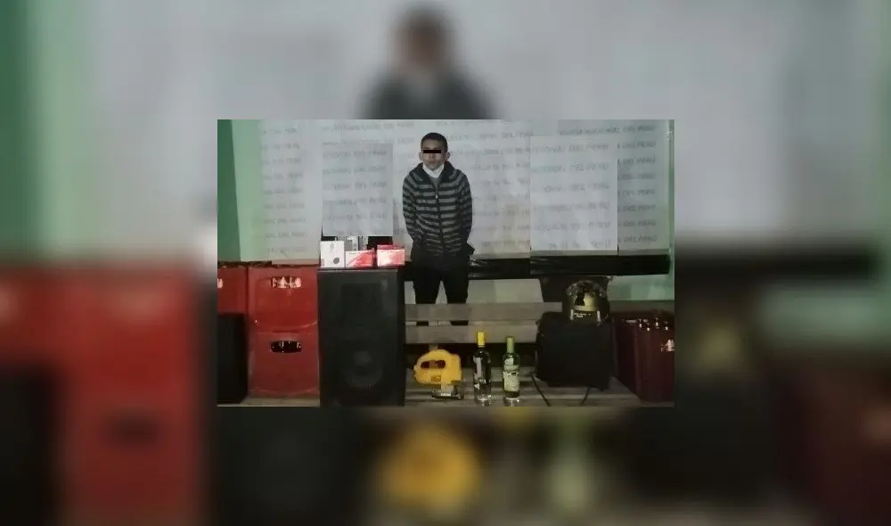 Los artículos robados fueron recuperados en la vivienda de uno de los delincuentes. Foto: PNP