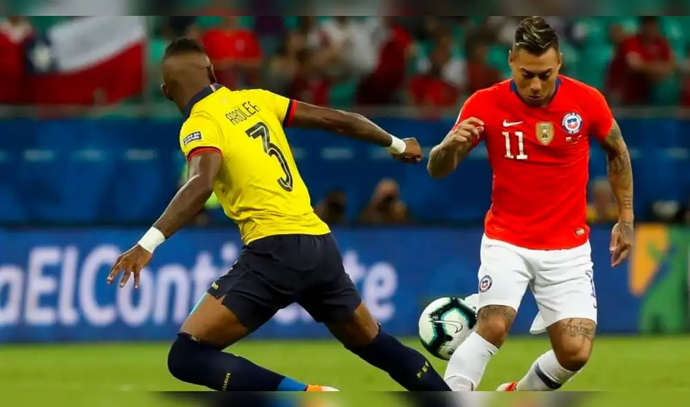 Chile vs. Ecuador chocarán por la fecha 8 de las eliminatorias. Foto: EFE