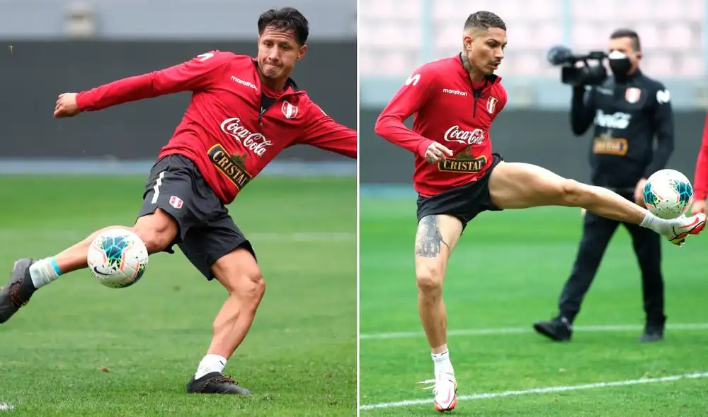 Paolo Guerrero y Gianluca aún no anotan en las Eliminatorias Qatar 2022. Foto: composición FPF