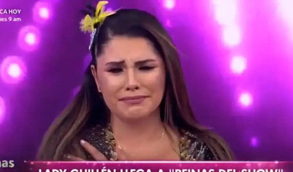Lady Guillén vuelve a la televisión tras varios meses de ausencia. Foto: captura de América Lady Guillén vuelve a la televisión tras varios meses de ausencia. Foto: captura de América