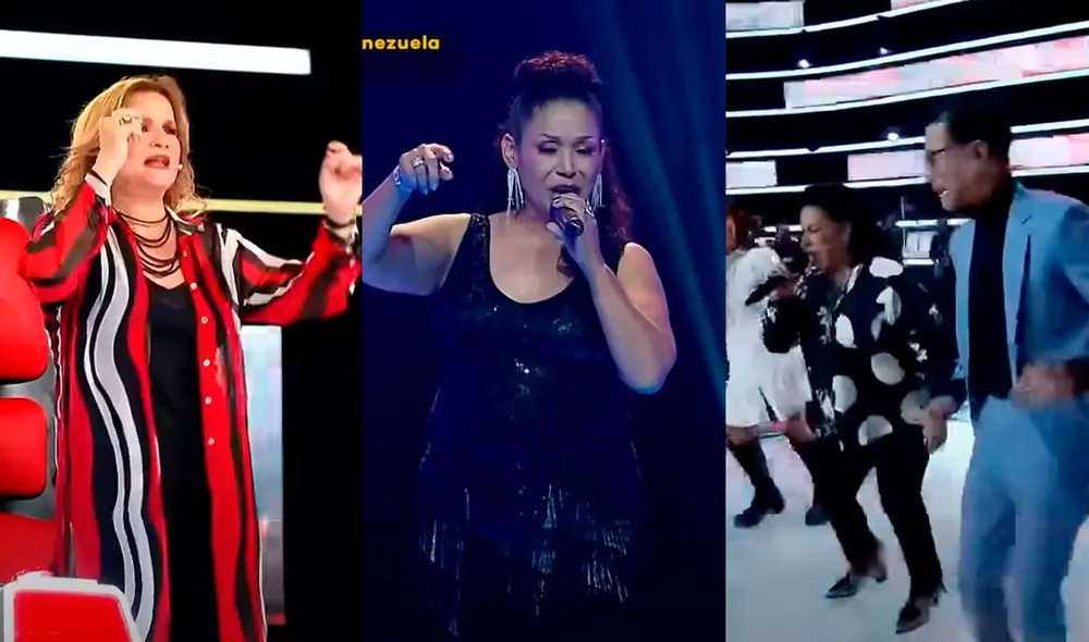 Los jurados del programa se levantaron de sus asientos para bailar el pegajoso tema de Celia Cruz. Foto: captura/Latina