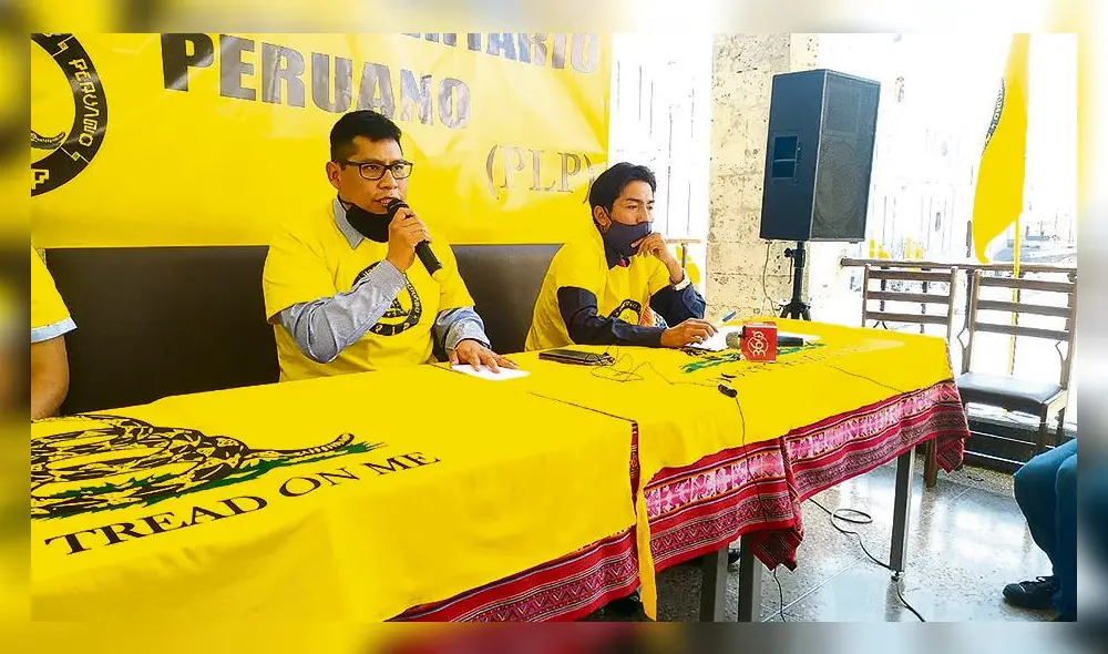 Arequipa. Presentaron organización Partido Libertario Peruano.