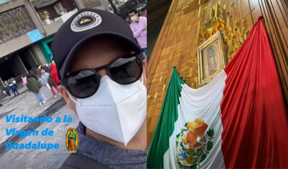 Gian Piero Díaz dedica sentido mensaje a la Virgen de Guadalupe. Foto: composición/ Instagram