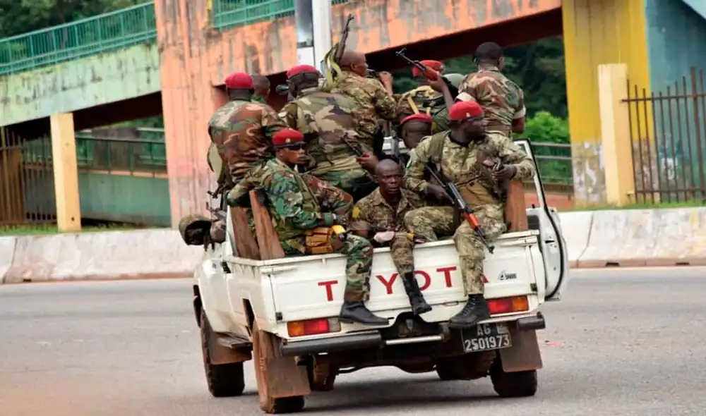 Golpe de Estado en Guinea. Foto: AFP