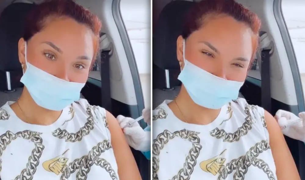 "Vacúnate y estaremos juntos y sanos todos”, expresó Génesis Tapia en redes sociales. Foto: captura Instagram