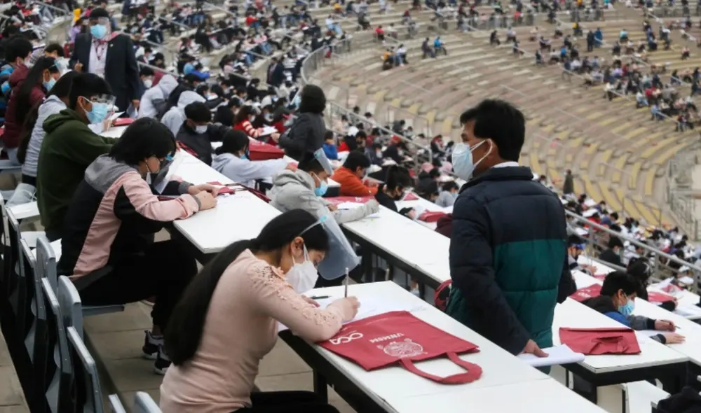 Cerca de 27.000 estudiantes compiten por alcanzar una vacante en la Decana de América. Foto: Carlos Contreras/La República