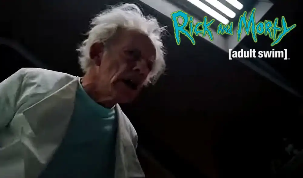 Christopher Lloyd es Rick Sánchez en los clips estrenados por Adult Swim. Foto: composición/Adult Swim