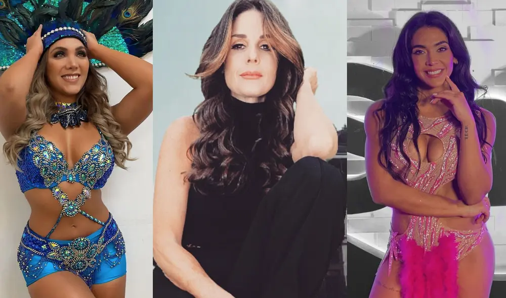 La conductora de América espectáculos estuvo atenta al programa de Gisela Valcárcel y no dudó en comentar sobre lo sucedido en Reinas del show. Foto: composición/Instagram