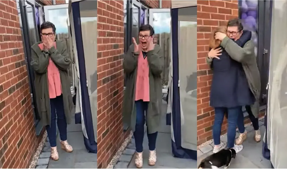 El valor de la amistad se convierte en su regalo de cumpleaños. Foto captura de YouTube El valor de la amistad se convierte en su regalo de cumpleaños. Foto captura de YouTube