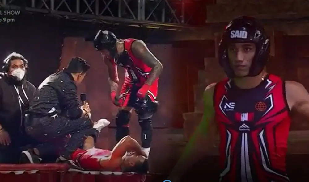 Said Palao y Matías el ‘Látigo’ se enfrentaron en el circuito de velocidad. Foto: captura de América TV Said Palao y Matías el ‘Látigo’ se enfrentaron en el circuito de velocidad. Foto: captura de América TV