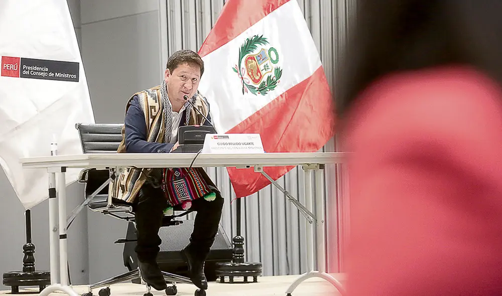 Premier. Guido Bellido ha seguido emitiendo mensajes de contenido machista, al intentar cuestionar a quienes denuncian casos de violencia sexual. Foto: difusión