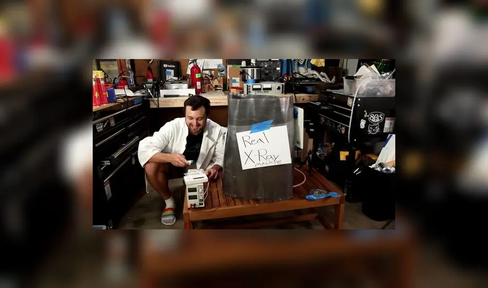 El sujeto enfatizó a sus seguidores que no realicen este proyecto.Foto: captura de YouTube El sujeto enfatizó a sus seguidores que no realicen este proyecto.Foto: captura de YouTube