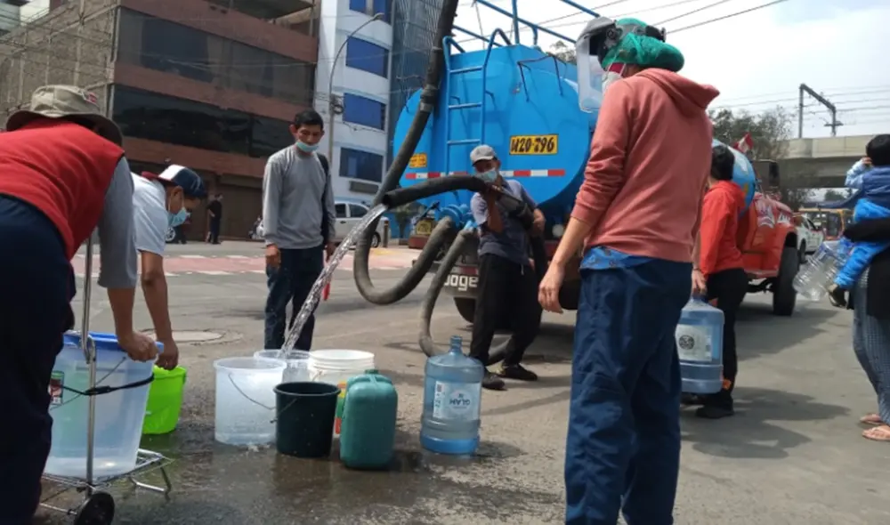 Corte de agua inicia este viernes 6 de octubre. Foto: Sunass