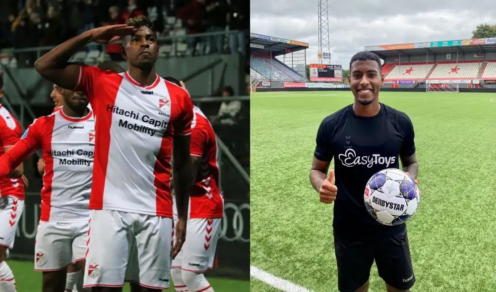 Araujo ha jugado 45 partidos y ha marcado 5 goles en las dos temporadas que ha disputado con el club europeo. Foto: Emmen.