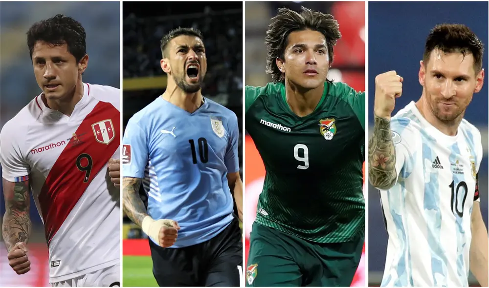 Marcelo Martins de Bolivia es el máximo goleador de estas eliminatorias con ocho goles. Foto: composición/difusión