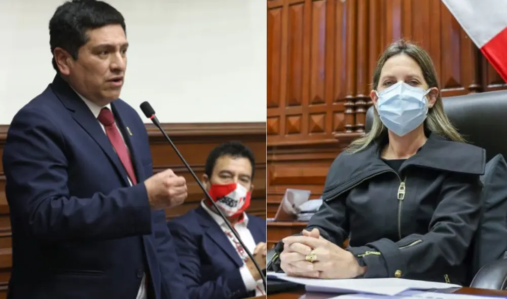 Aragón y Alva juraron como congresista el último 23 de julio. Foto: composición/difusión Aragón y Alva juraron como congresista el último 23 de julio. Foto: composición/difusión