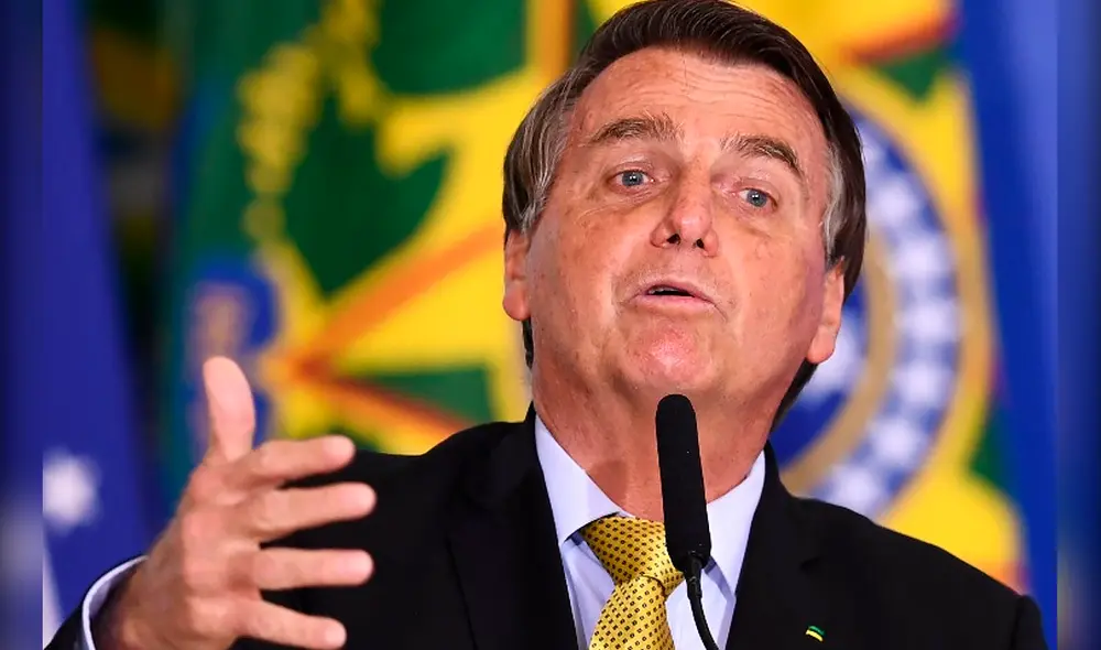 Ante miles de seguidores, el presidente brasileño intensificó este martes sus ataques a la Corte Suprema. Foto: AFP Ante miles de seguidores, el presidente brasileño intensificó este martes sus ataques a la Corte Suprema. Foto: AFP