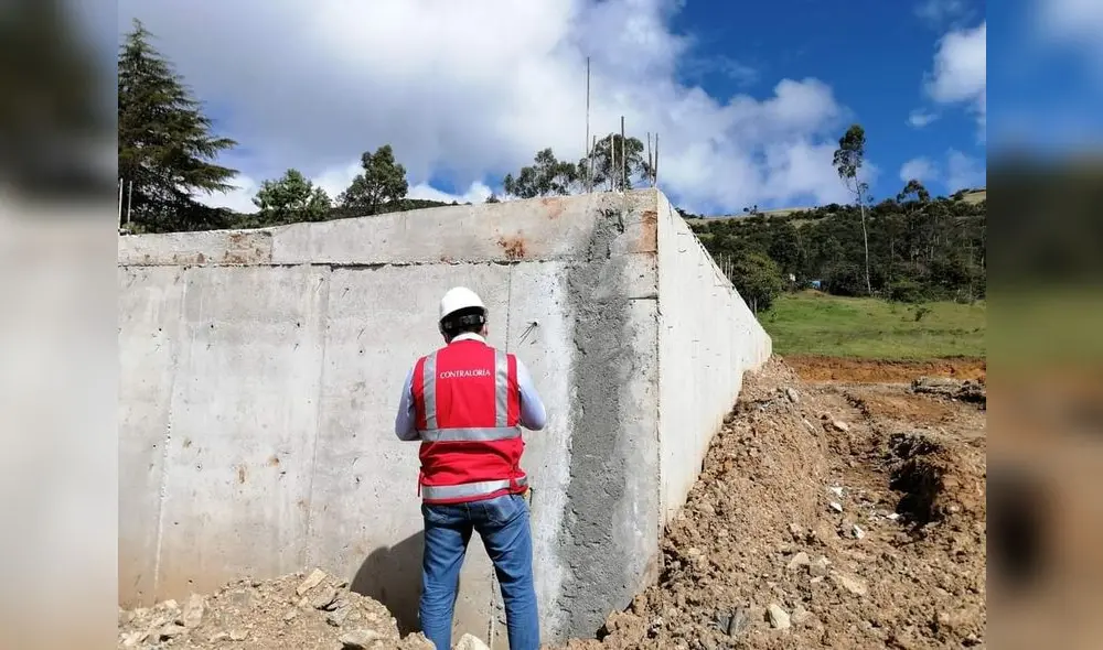Proyecto de planta de oxígeno solo llego a se runa losa de concreto. Foto: La Contraloría