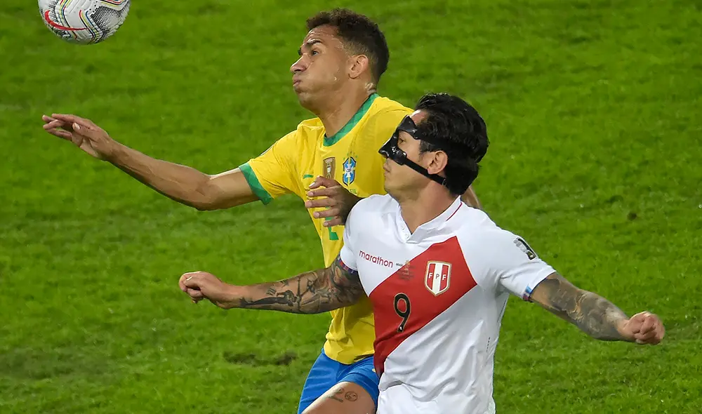 Perú perdió con Brasil en la primera vuelta de las eliminatorias sudamericanas. Foto: AFP