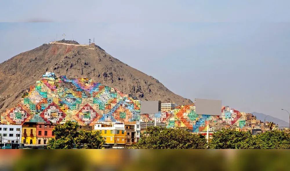 Diseño final del Proyecto Arcoíris en Cerro San Cristóbal. Foto: Municipalidad de Lima