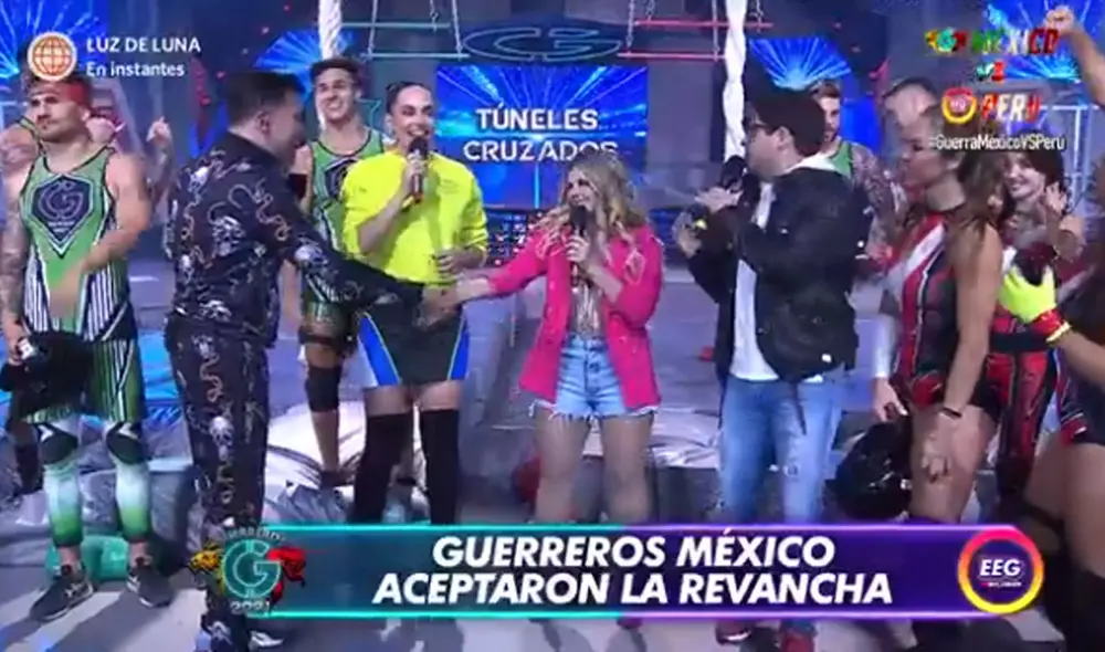 EEG vs. Guerreros México: Perú entregó regalos a sus pares mexicanos. Fuente: captura EEG / América TV EEG vs. Guerreros México: Perú entregó regalos a sus pares mexicanos. Fuente: captura EEG / América TV