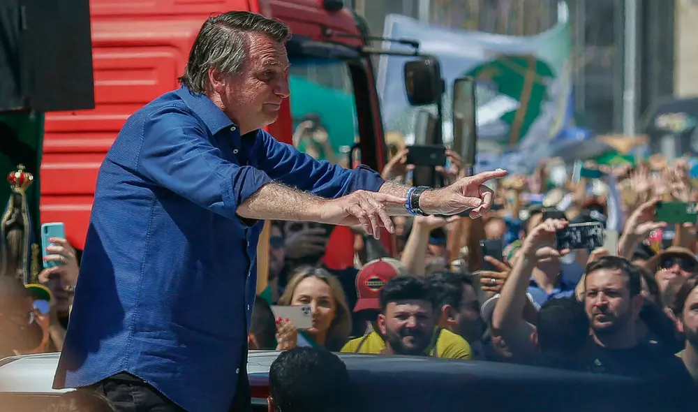 Miles de personas en Brasil salieron temprano a marchar en favor del mandatario Jair Bolsonaro. Foto: AFP Miles de personas en Brasil salieron temprano a marchar en favor del mandatario Jair Bolsonaro. Foto: AFP