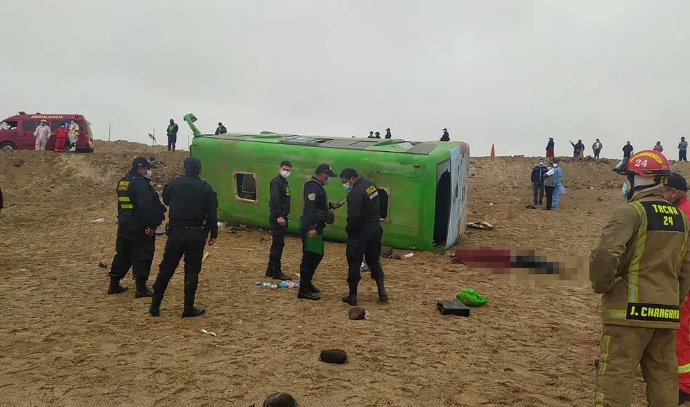 El accidente ocurrió la madrugada del lunes. Foto: Cortesía