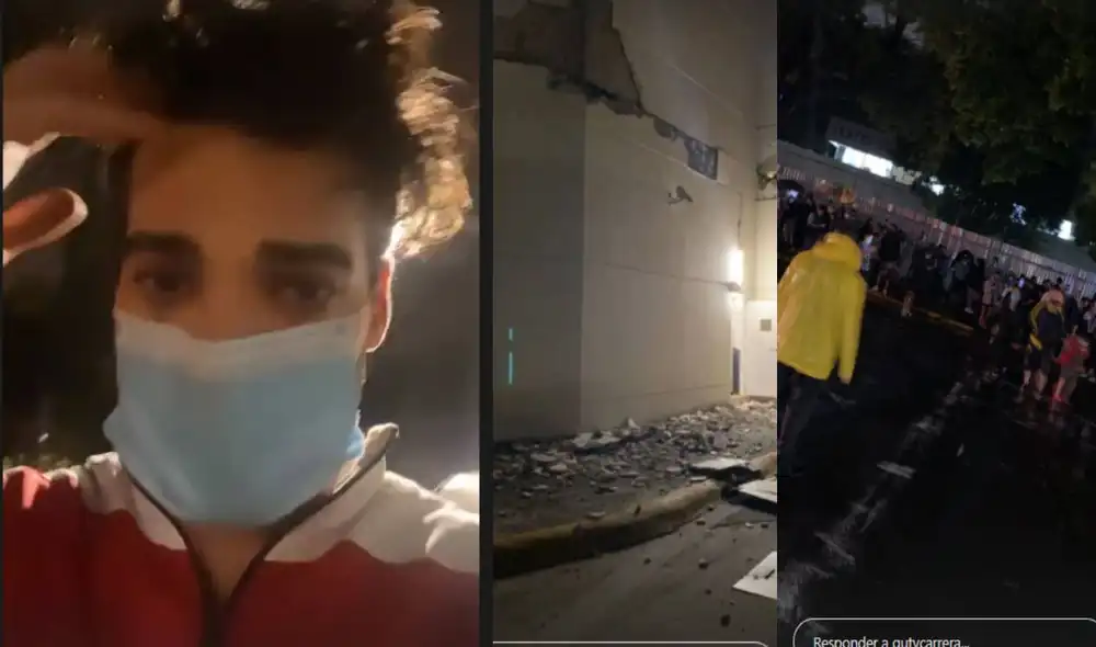 El hijo de Edith Tapia contó que tuvo que bajar desde el piso 26 para buscar un lugar seguro. Foto: Guty Carrera/Instagram El hijo de Edith Tapia contó que tuvo que bajar desde el piso 26 para buscar un lugar seguro. Foto: Guty Carrera/Instagram