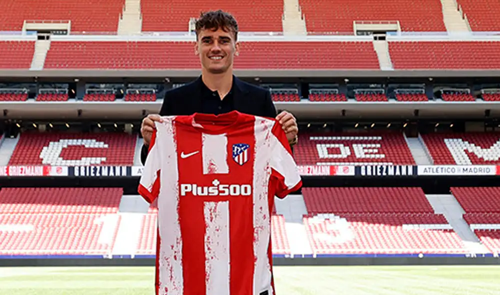 Antoine Griezmann vuelve al cuadro colchonero después de dos temporadas y media en Barcelona. Foto: Atlético de Madrid