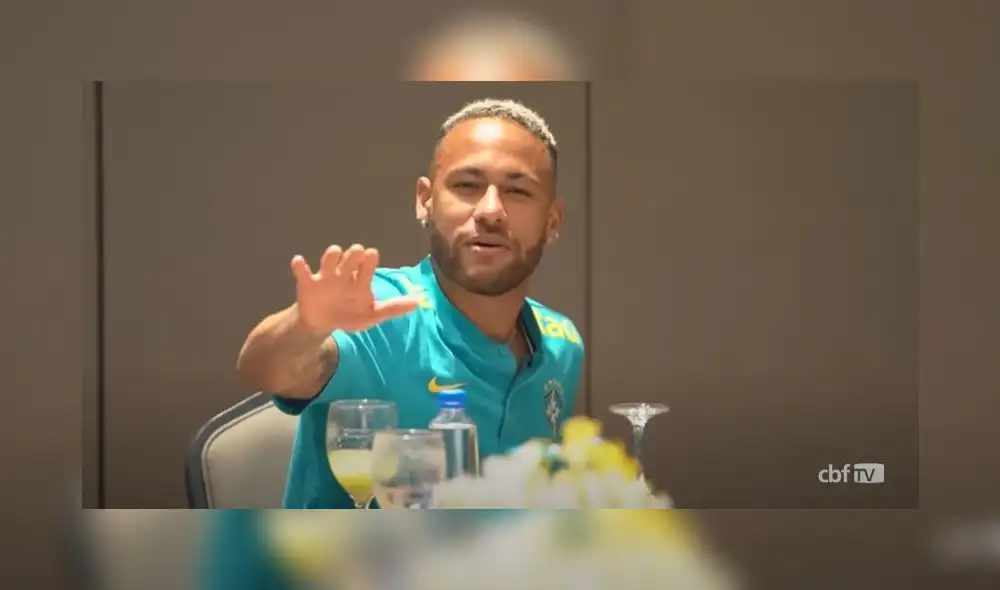 Neymar en la concentración de Brasil. Foto: CBF Neymar en la concentración de Brasil. Foto: CBF