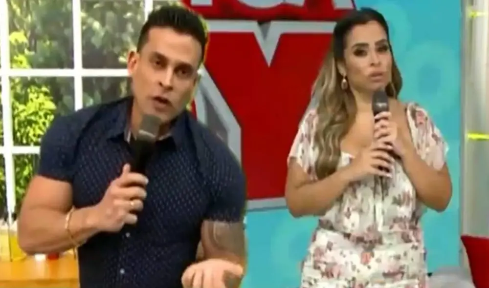 Christian Domínguez dejó en claro a sus compañeros de América hoy que no se prestará a los juegos o bromas que involucran su vida sentimental. Foto: captura América TV