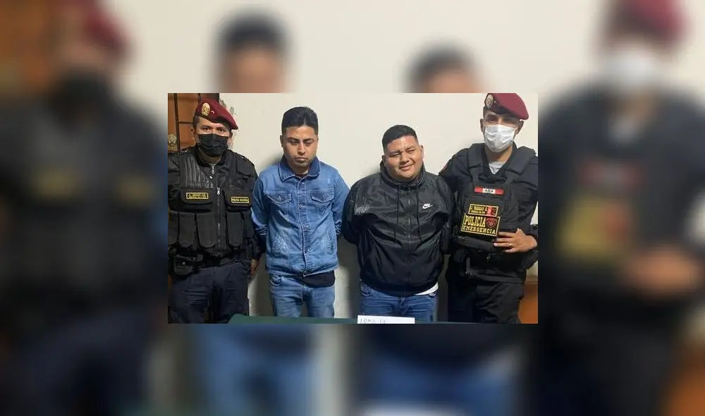 Detenidos serán investigados por tenencia ilegal de arma de fuego. Foto: PNP