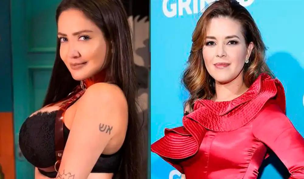 Conflicto entre Alicia Machado y Celia Lora en La casa de los famosos. Foto: composición Instagram/AFP