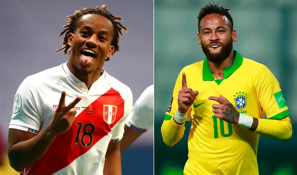 Carrillo (Perú) y Neymar (Brasil) son jugadores decisivos para ambas selecciones. Foto: composición LR