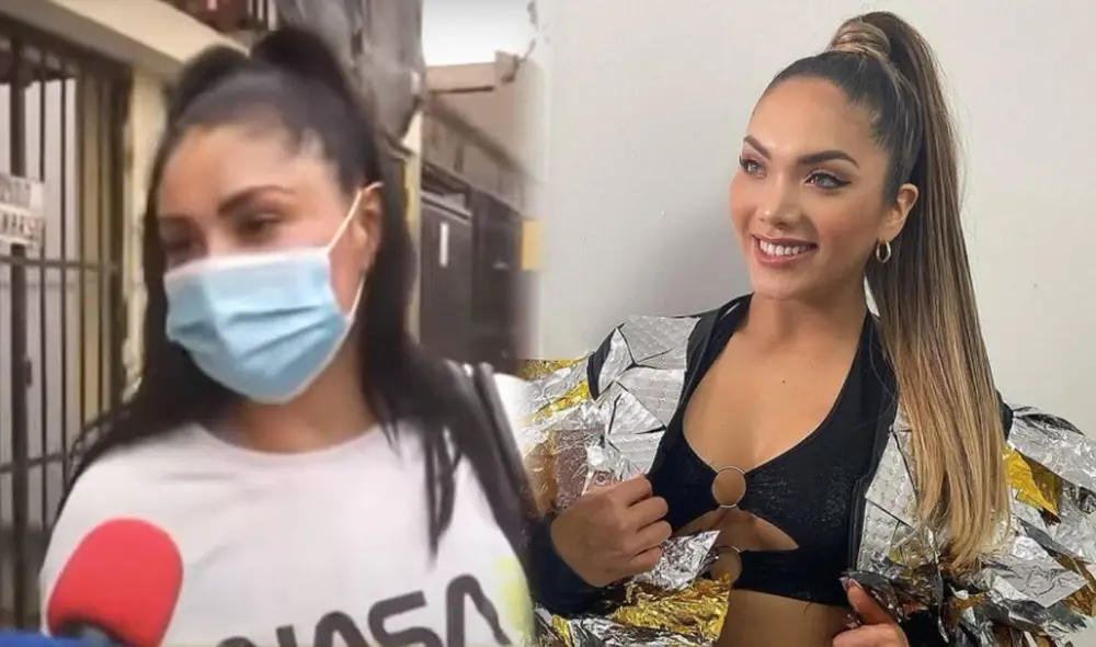 Pamela Franco en desacuerdo con el espectáculo que se está armando con la vida privada de Christian Domínguez. Foto: composición captura ATV/Isabel Acevedo/Instagram