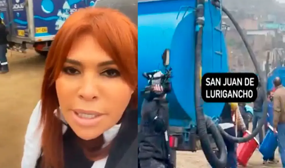 La conductora de TV se solidarizó con las familias de SJL. Foto: capturas Instagram
