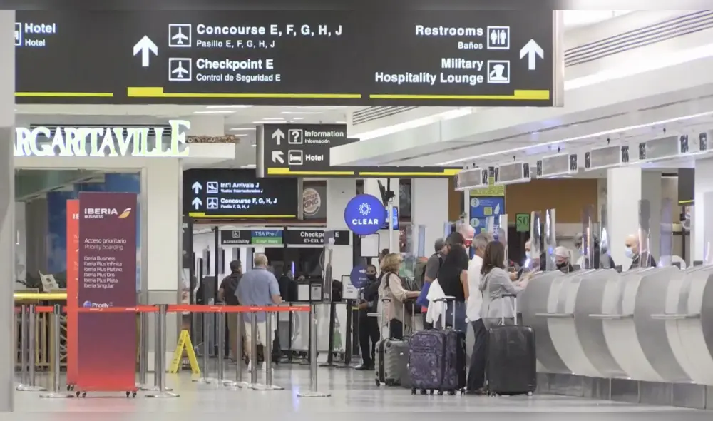 Aeropuerto de Miami, Estados Unidos: Foto: EFE