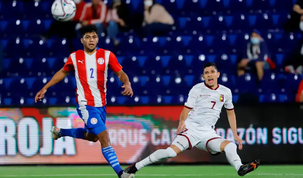 El único partido que Paraguay ha ganado en estas eliminatorias ha sido contra Venezuela. Foto: EFE