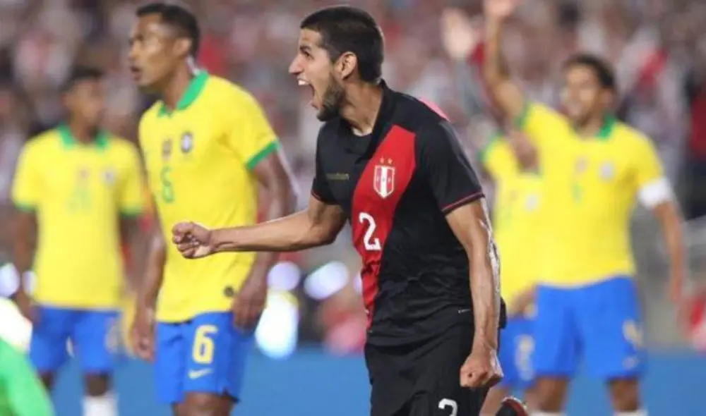 Luis Abram anotó el único gol del partido en el minuto 85. Foto: FPF Luis Abram anotó el único gol del partido en el minuto 85. Foto: FPF