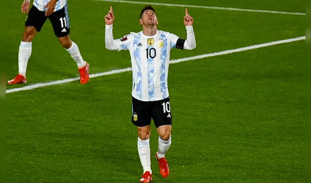 Lionel Messi marcó el primero ante Bolivia a los 13 minutos del juego. Foto: Liga Fútbol Profesional